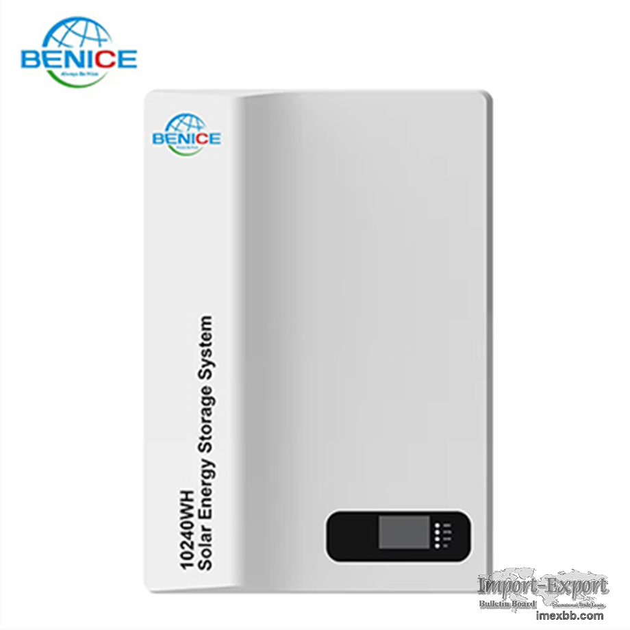 Athena 51.2V 5KWH DC/AC Solar Battery Cell System 100A 50Hz Wall-Mounted Po