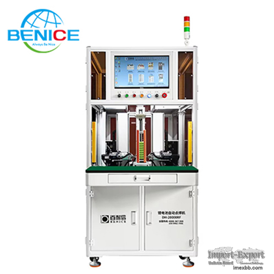 Fully Automatic Double Sided Cylindrical 18650 26650 21700 32650 Lithium 