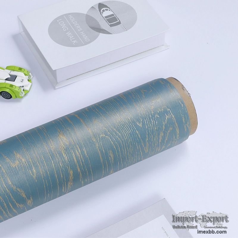 Factory Direct Supply Wood Grain PVC Decorative Sheet 14038-46S