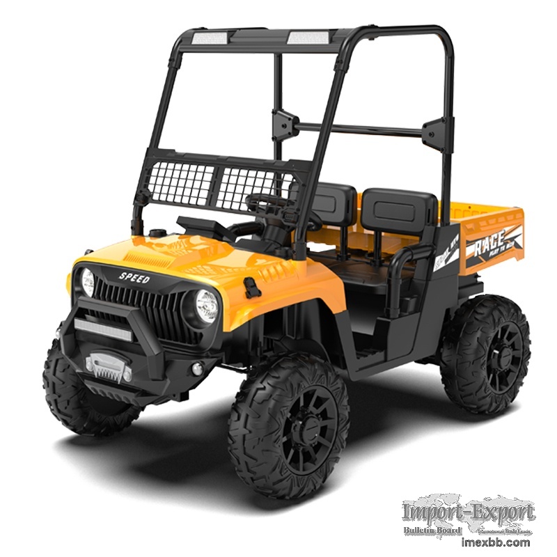 One Click Start Tipping Bucket Tractor With Led Headlights And Elevated Sun