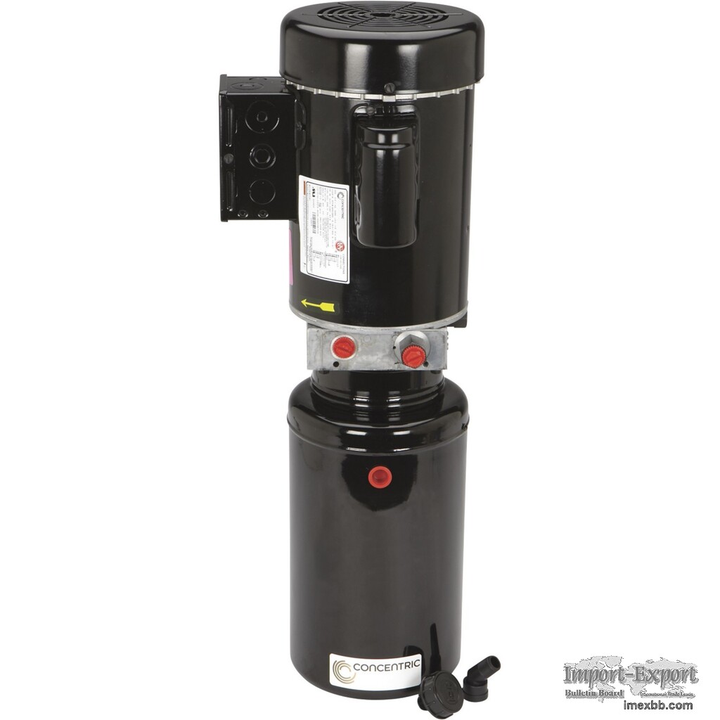 Concentric 1 HP 115/208-230 Volt AC Hydraulic Power Unit Basic