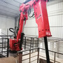 pedestal rock breaker boom system