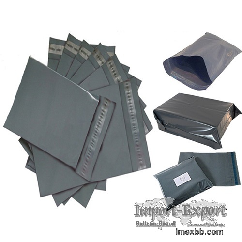 White black colored poly mailer plastic shipping mailing bag blank or with 