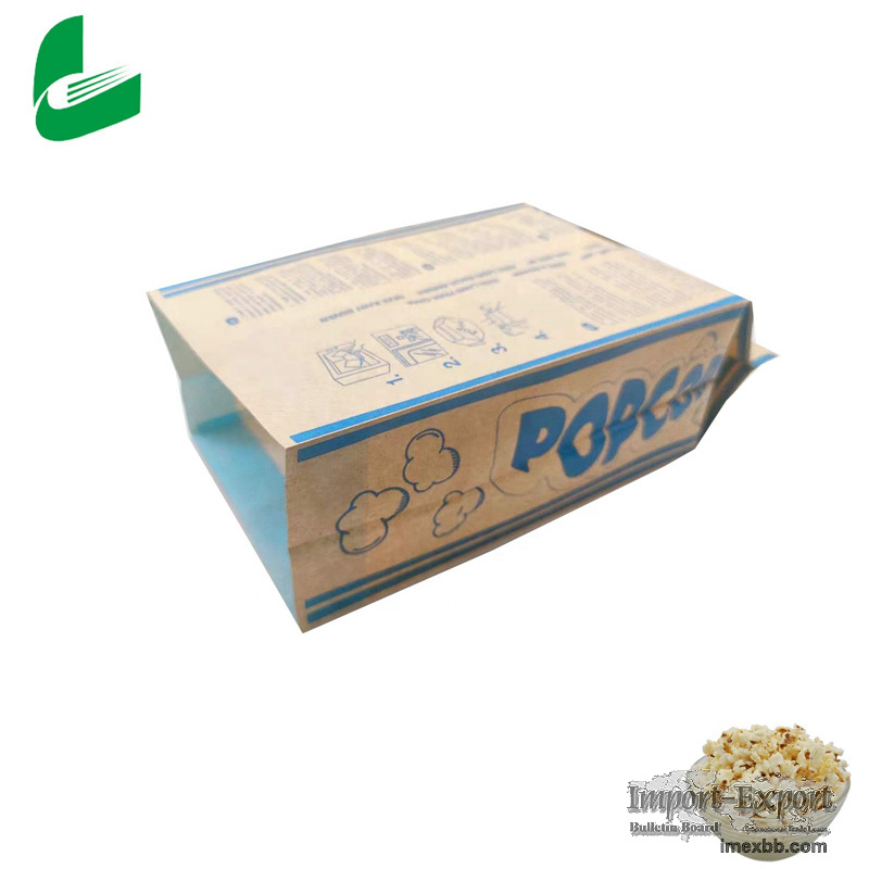 Heat Sealable Custom Microwaveable Popcorn Bags