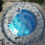 Aluminum dome roof
