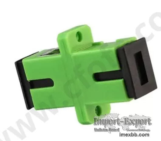 SC Simplex Fiber Optic Adapter With Flange