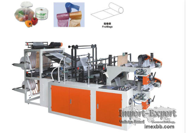 Double Layer Continuous Roll Bag Making Machine
