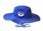 Royal Blue Bucket Hat Custom Wide Brim Blue Sun Hat with String