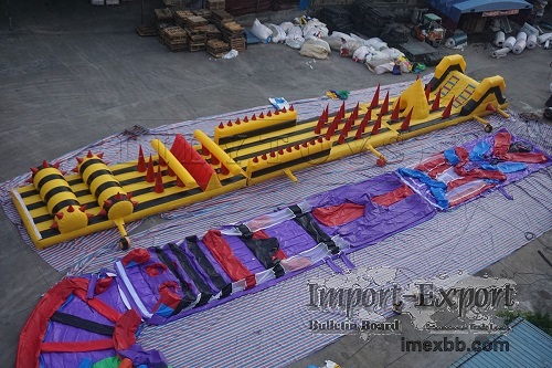 giant inflatable obstacle course 200m