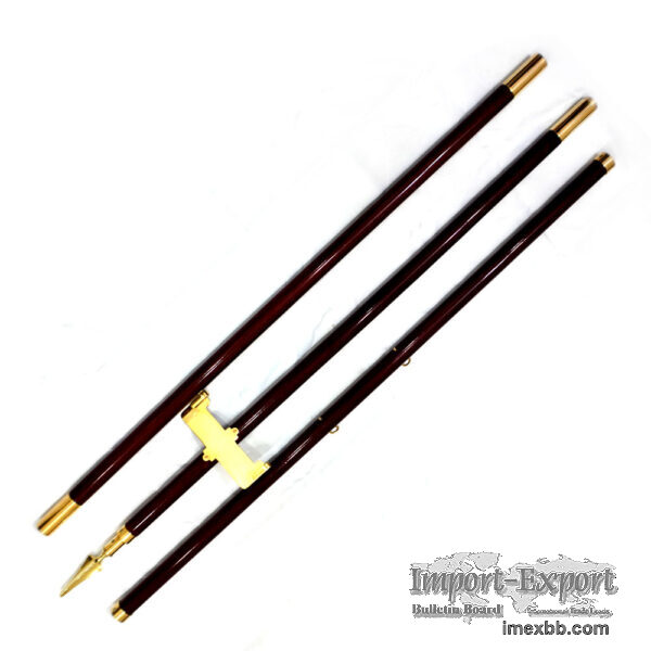 Wooden Ceremonial Flagpole