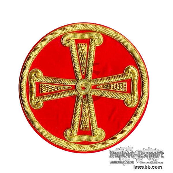 Church Hand Embroidered Badge