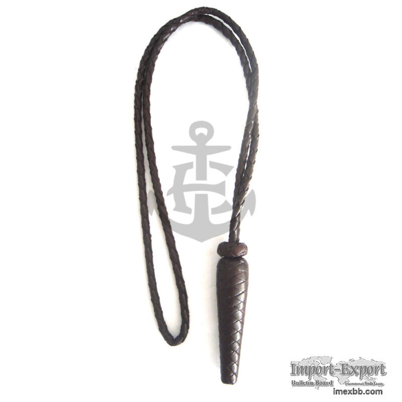 brown leather sword knot