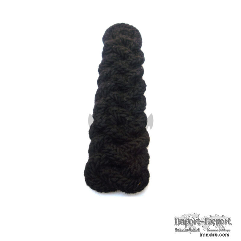 Black Chain Gimp Shoulder Cord Green Jackets 