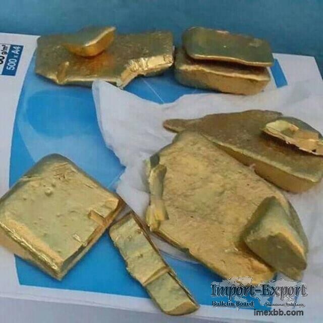 Gold Bars and Dust for Sale