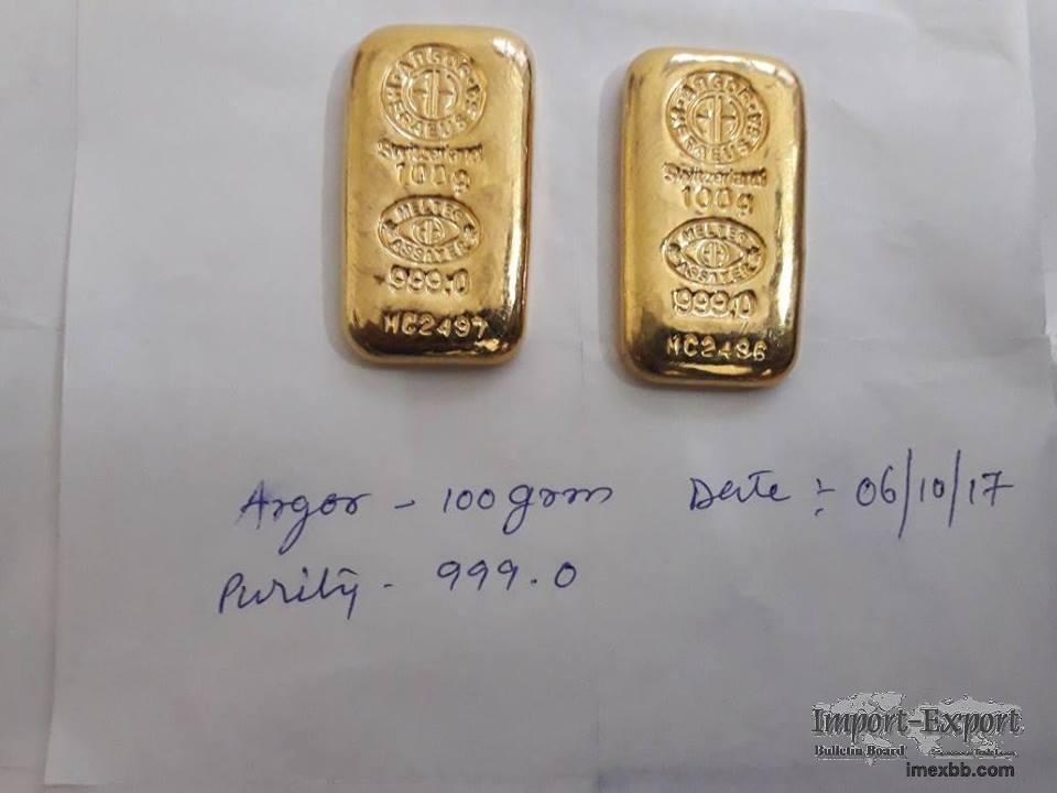 Gold Bars and Dust for Sale 