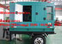 trailer type mobile generator for special power generator set