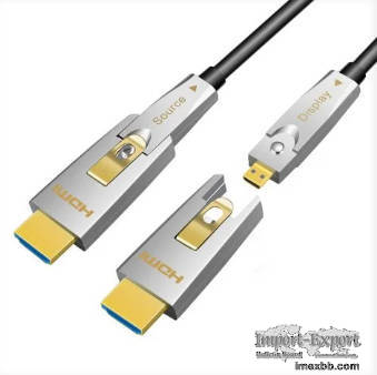 Detachable 8K Active Optical HDMI Cable,Latching,DM-DM,48Gbps