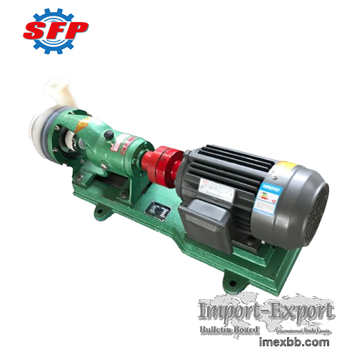Corrosion Resistat FSB Electric Chemical Fluorine Plastic Centrifugal Pump