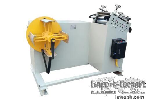 GO Type 2 In 1 Uncoiler Leveler For Sheet Thickness: 0.5-3.0mm