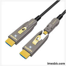 Detachable 8K HDMI 2.1 AOC-Active Optical Cable-AD to AD-48Gbps