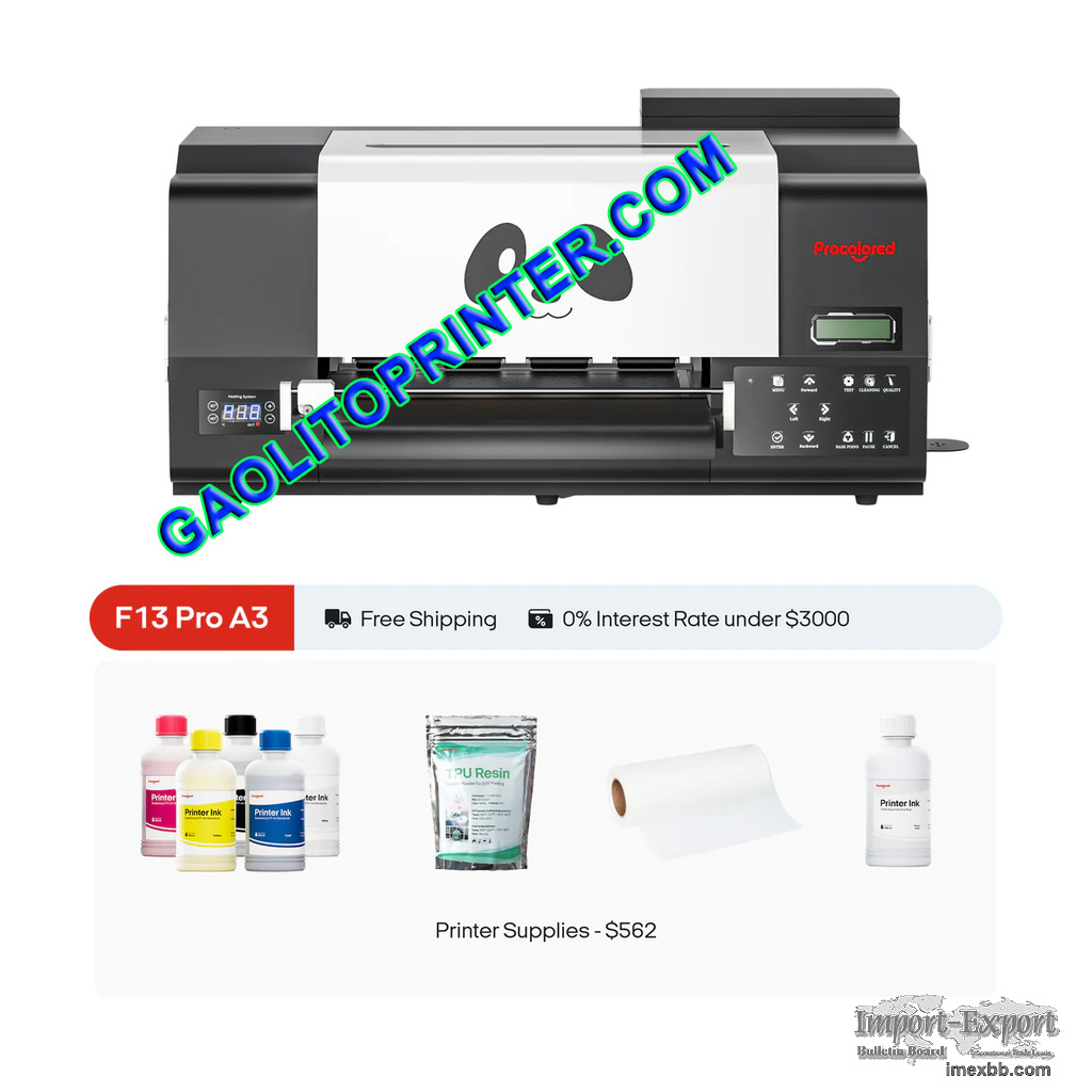 Procolored F13 Pro Panda DTF Printer 13" A3 Dual XP600