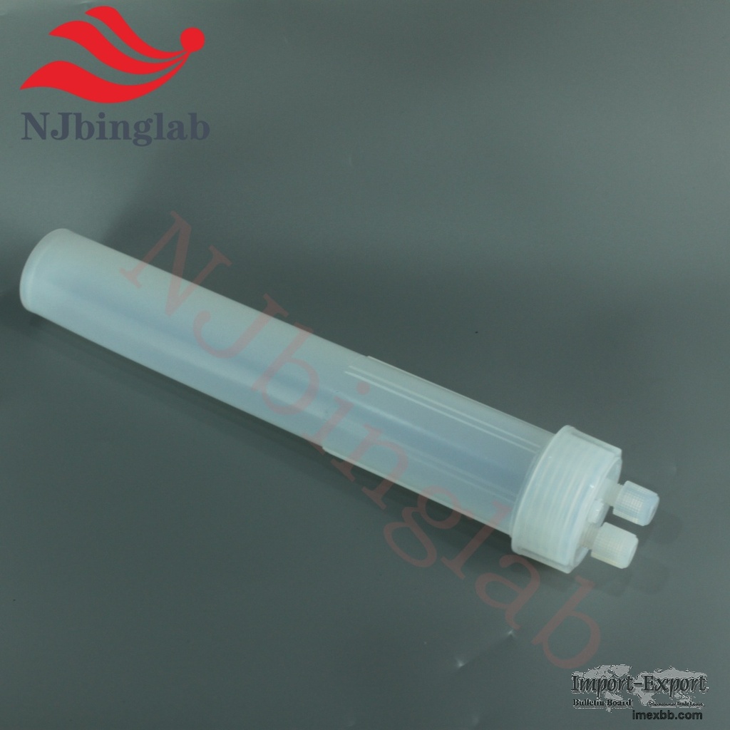 180ml PFA Impinger Bottle Metal Low Blank Value For Trace Elements Collecti