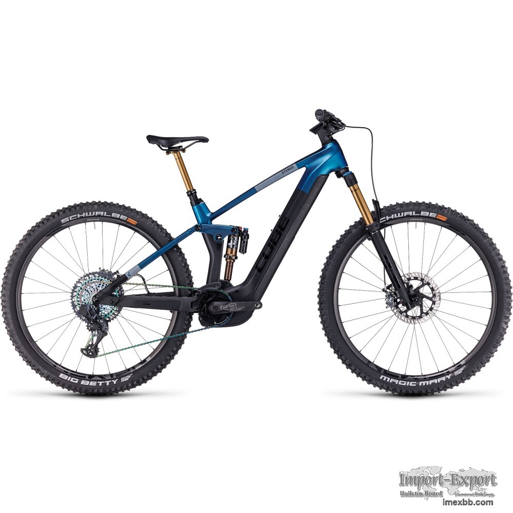 Cube Stereo Hybrid 140 HPC SLT 750 Carbon Electric Mountain Bike 2024