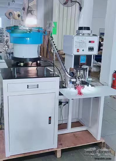HL-4T Terminal crimping machine with vibratory feeder