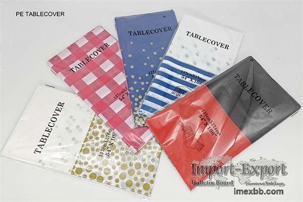 54"x108" PE TABLECOVER