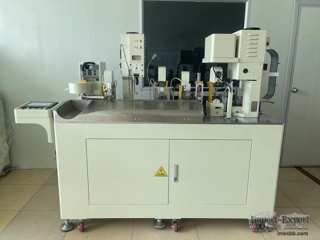 Fully automatic double doubles double drying Heat shrink tube pressing mach