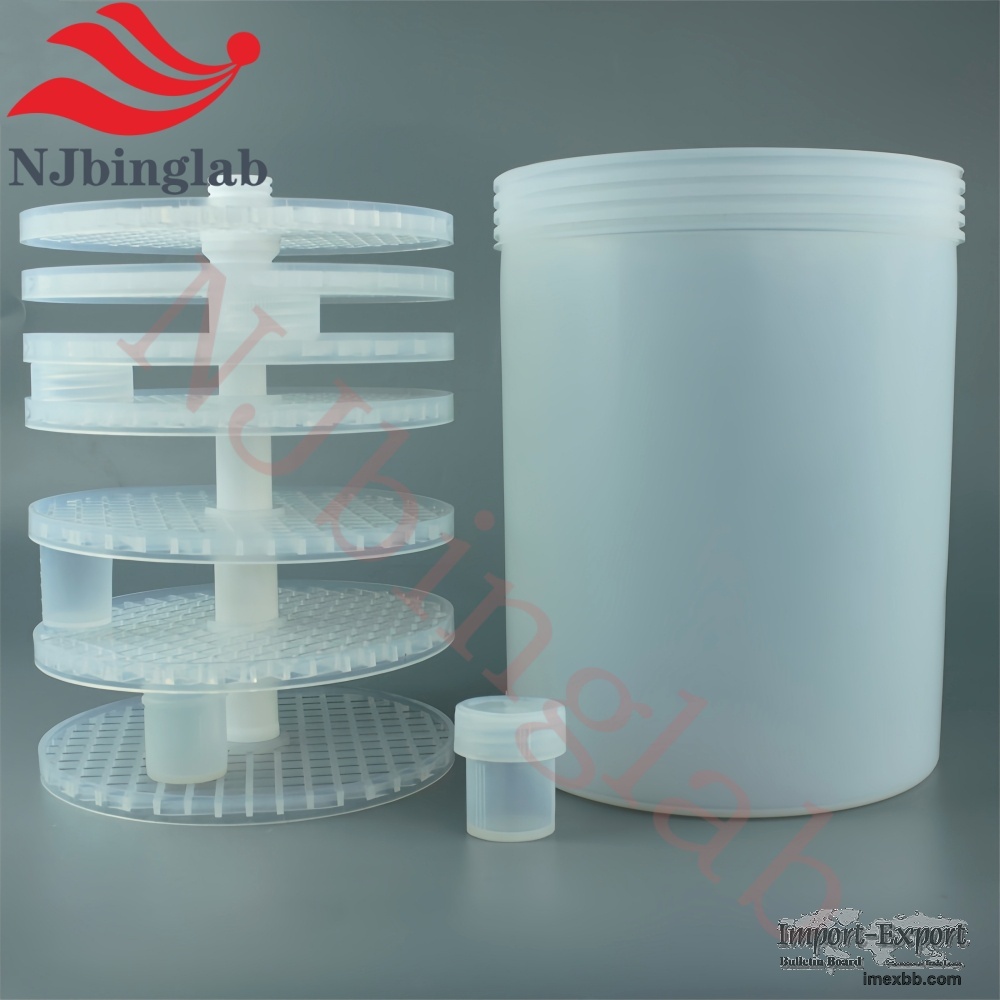 4L PFA Vials Cleaning System for Washing 7ml Vials by Heated Soaking