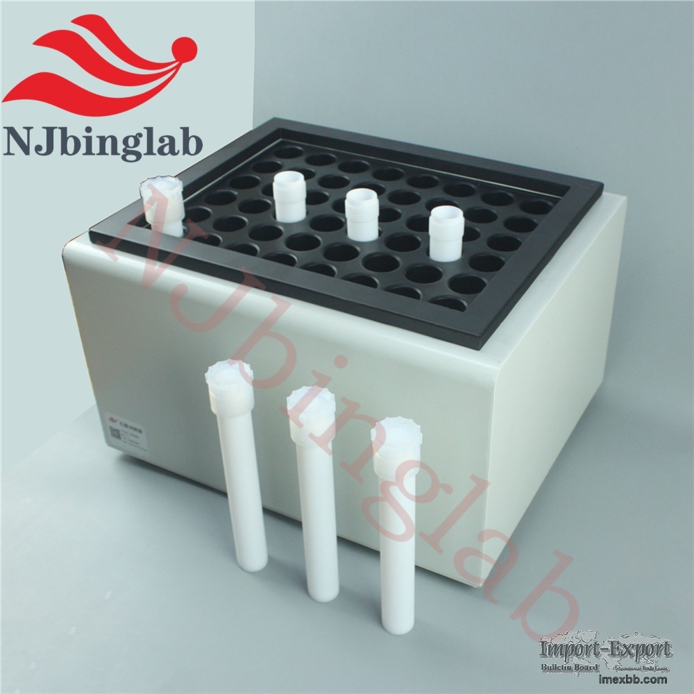 Hotblock Digestion System Designed for Precise Digestion of Solid Samples, 