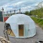 PVC Glamping Dome with Glass Viewing Window