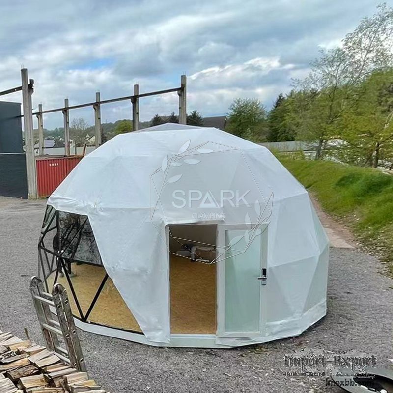 PVC Glamping Dome with Glass Viewing Window
