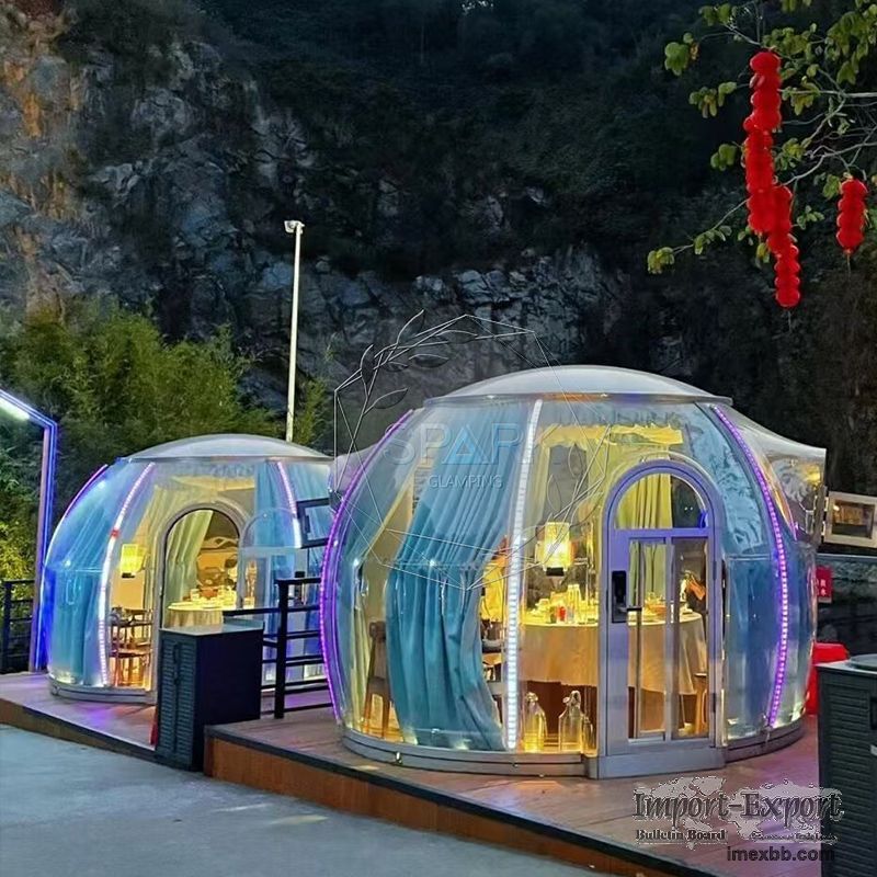 360° View Clear PC Dome Tent