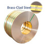 Brass-clad steel