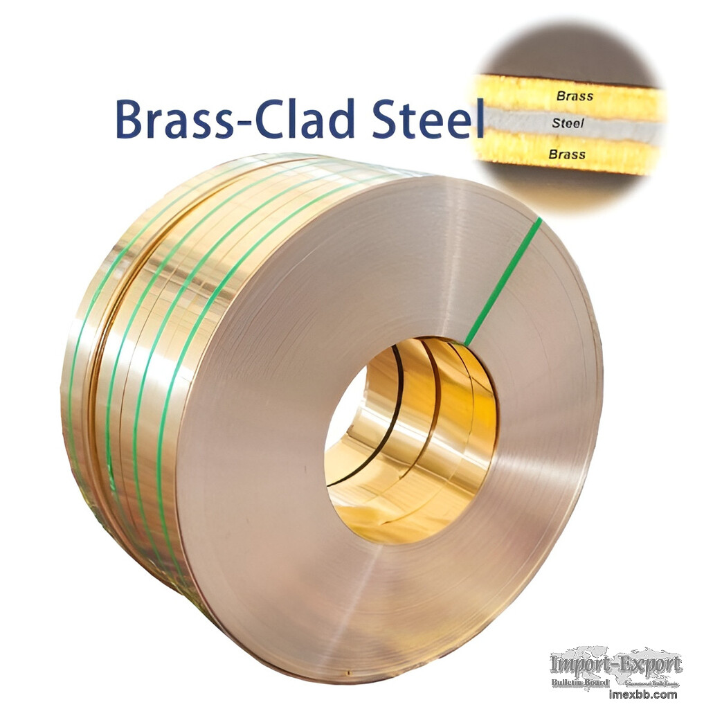 Brass-clad steel