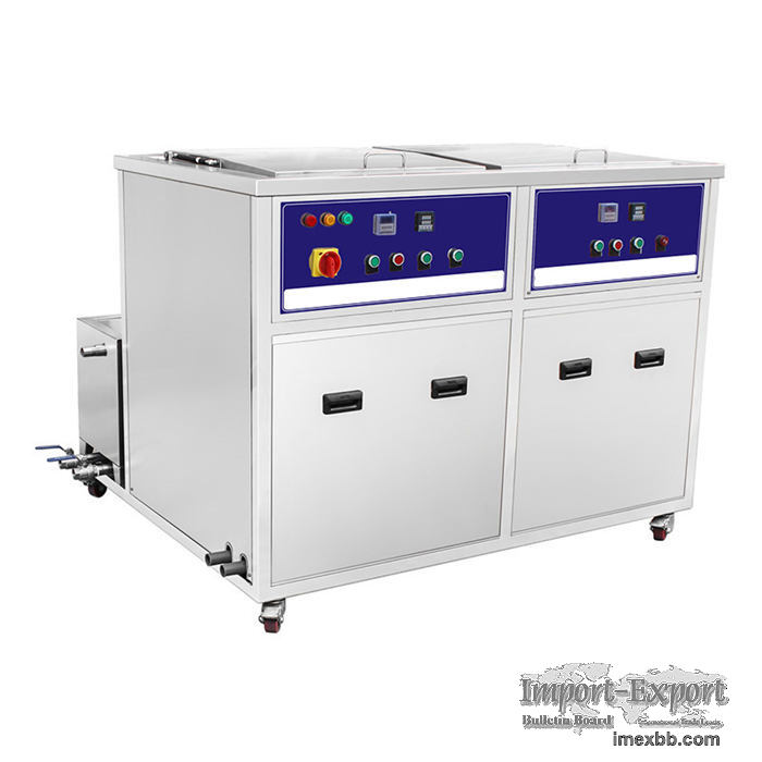 800L Dual Tank Industrial Ultrasonic Cleaner with Cleaning Drying and Heate