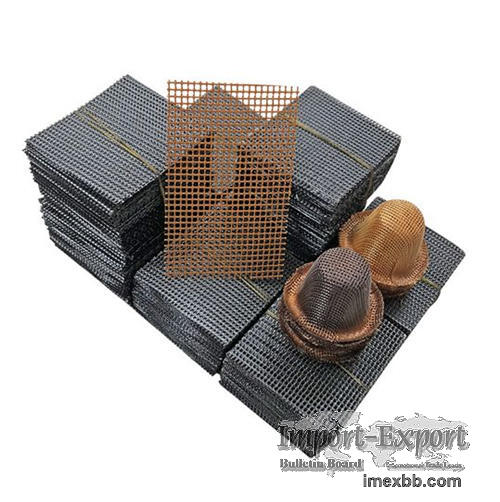Smokeless Odorless Fiberglass Casting Filter Mesh For Alumina