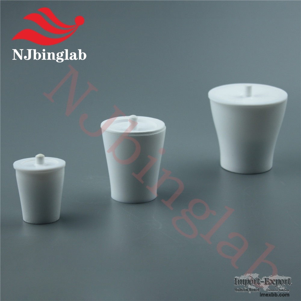 Njbinglab Numbered PTFE Crucible with Lid, Suitable for Heavy Metal Analysi