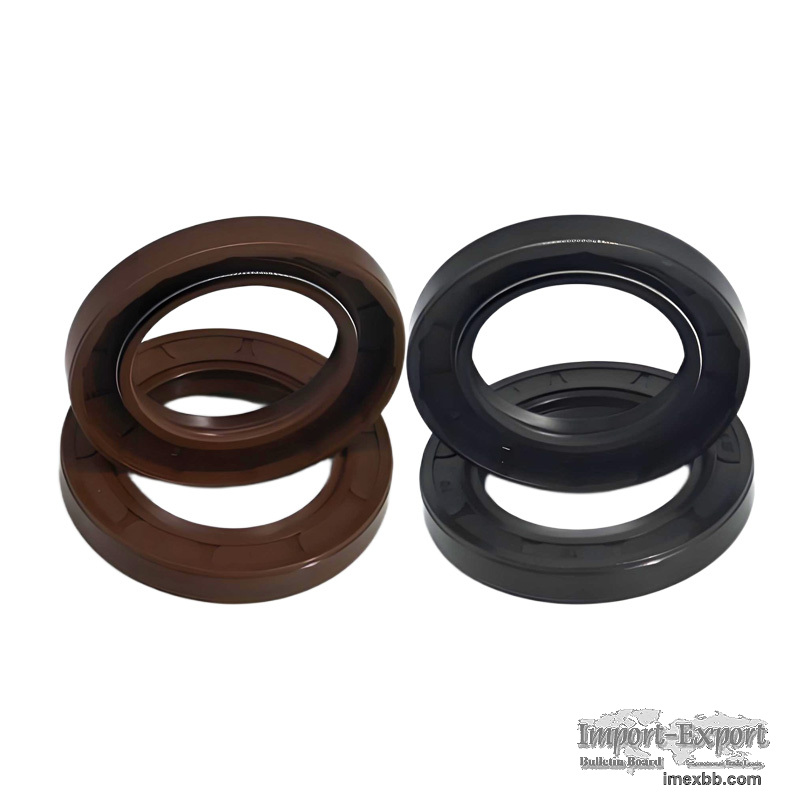 Durable TC Oil Seal NBR FKM Oil Seal With Double Lip Design For Machinery
