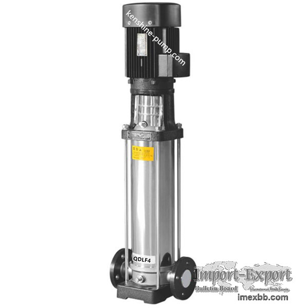 QDLF Vertical Multistage Punched Stainless Steel centrifugal Pump