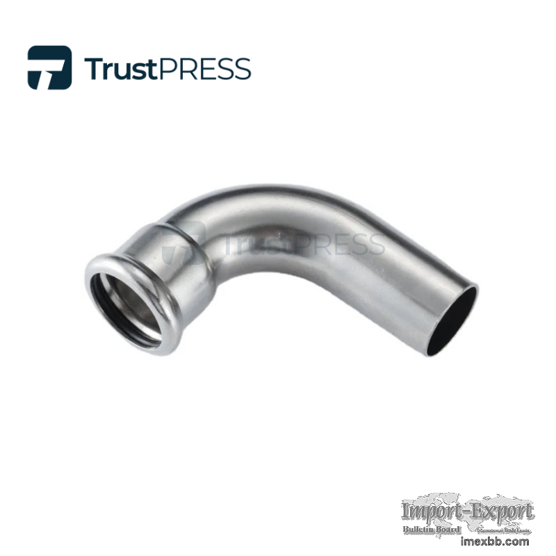 Stainless Steel 90°Elbow with Plain End M Profile