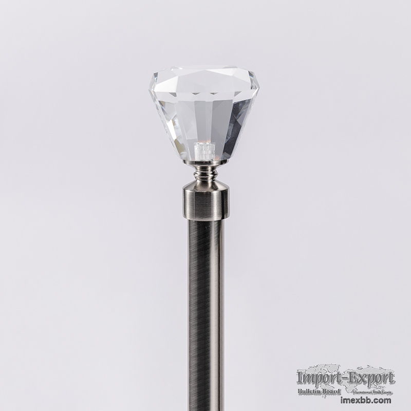 2025 Popular Fashion Crystal Curtain Rod set