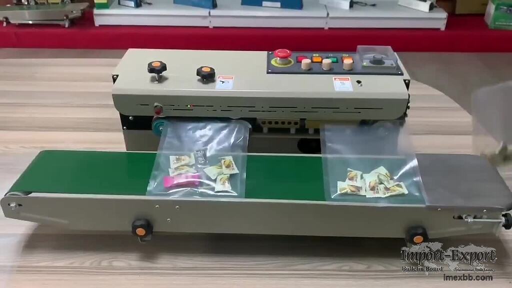 Automatic plastic bag continuous sealing machine, belt sealing machine