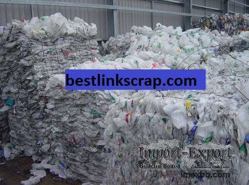 HDPE Milk Bottle Scrap Supplier, HDPE Bottle Regrind Scrap Supplier, Pallet