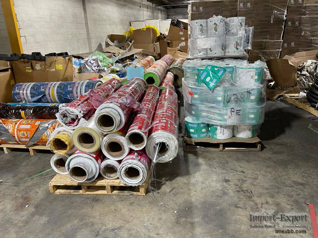 BOPP Film Roll Scrap Supplier, BOPP Printed Scrap for Sale