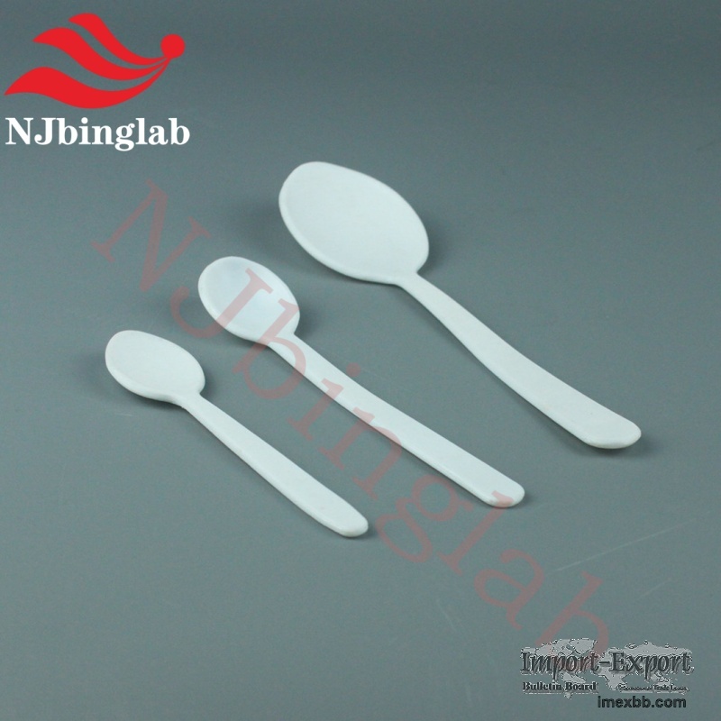 PTFE 125mm Sampling Spoon Laboratory Medicinal Ladle Sample Spoon Chemistry