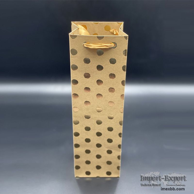 Custom paper wine bags