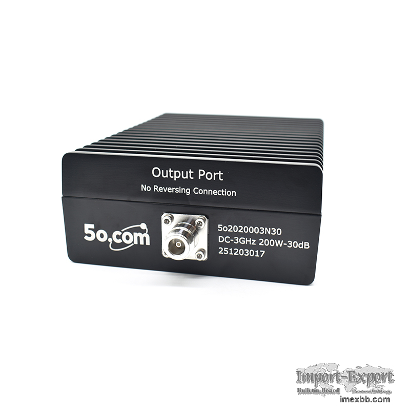 Fixed Attenuator 200W DC-3GHz RF Coaxial Attenuator